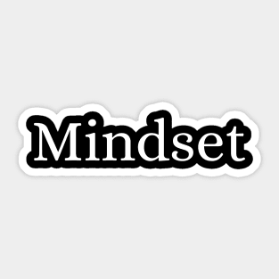 Mindset Sticker